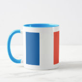Ringer Tasse blau Frankreich Fahne (Links)