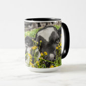 Ringer-Tasse mit Kalbsbild Tasse (VorderseiteRechts)