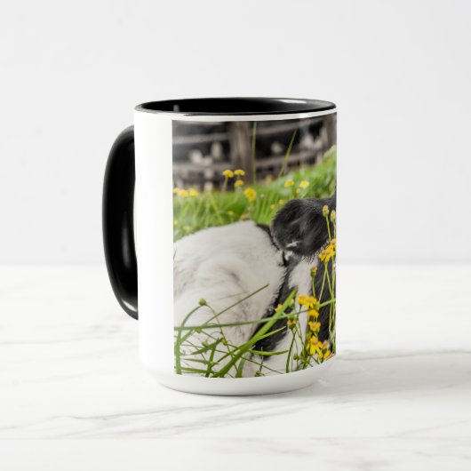 Ringer-Tasse mit Kalbsbild Tasse (Vorderseite Links)