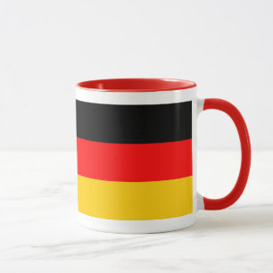 Ringer Tasse rot Deutschland Fahne