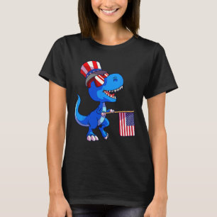 Ringer Vater Amerikanische Flagge 4. Juli Vatertag T-Shirt