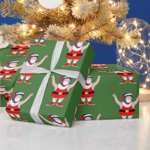 Ringer Wrestler Weihnachtsgeschenk Geschenkpapier