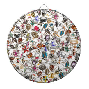 Ringeschmuck Dartscheibe