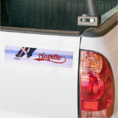 Ringette Autoaufkleber (rotes Schreiben) (Auf Lkw)