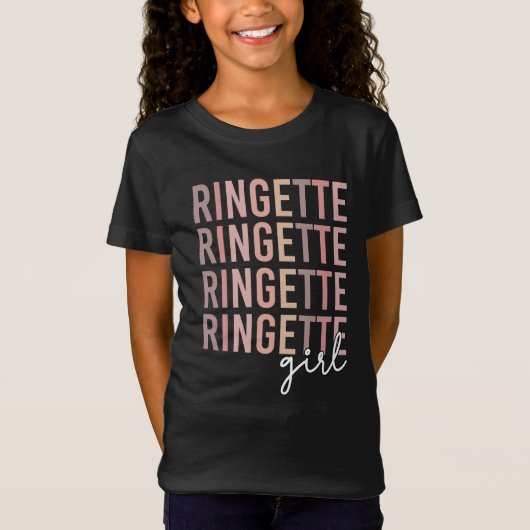 Ringette Girl | Geschenke für gespaltene Spieler T-Shirt (Vorderseite)
