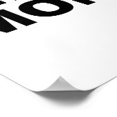 Ringette Mama Funny Poster (Ecke)