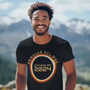 Ringförmige Sonnenfinsternis 2. Oktober 2024 Famil T-Shirt