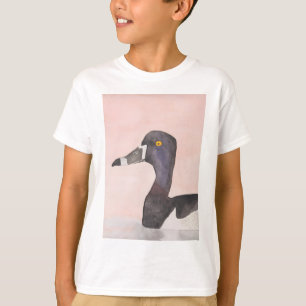 Ringhalstauchenten-Malerei Vogelkunst T-Shirt