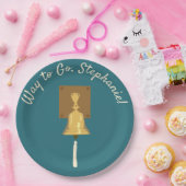 Ringing Cancer Bell, beendet Behandlung Pappteller (Party)