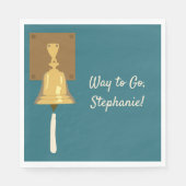 Ringing Cancer Bell, beendet Behandlung Serviette (Vorderseite)