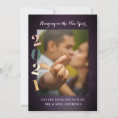 Ringing in the New Year Verlobung Foto (Vorderseite)