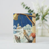 "Ringing the Bell" von Jenny Nystrom Postkarte (Stehend Vorderseite)