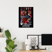 Ringkampf-Abschluss-Seniorennacht-Ringkämpfer Poster (Heimbüro)