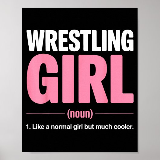 Ringkampf-Definition wie ein normales Mädchen, abe Poster (Vorne)