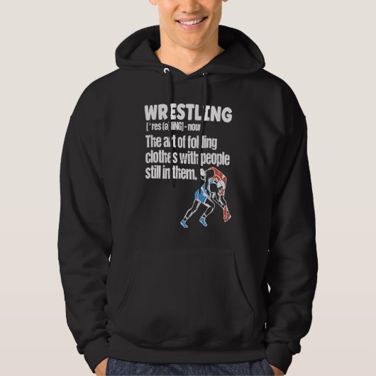 Ringkampfdefinition Ringen Hoodie (Vorderseite)
