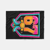 Ringkampfdrip Nummer 67 Ringkampfspieler Fleecedecke (Vorderseite (Horizontal))