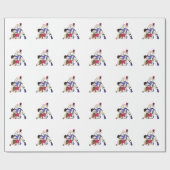 Ringkämpfer Geschenkpapier (Flach)