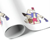 Ringkämpfer Geschenkpapier (Rolleneckpunkt)