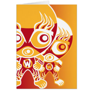 Ringkämpfer-Maskottchen
