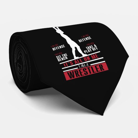 Ringkämpfer-Wrestling-niedliches Geschenk für Krawatte (Gerollt)