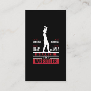 Ringkämpfer-Wrestling-niedliches Geschenk für Visitenkarte