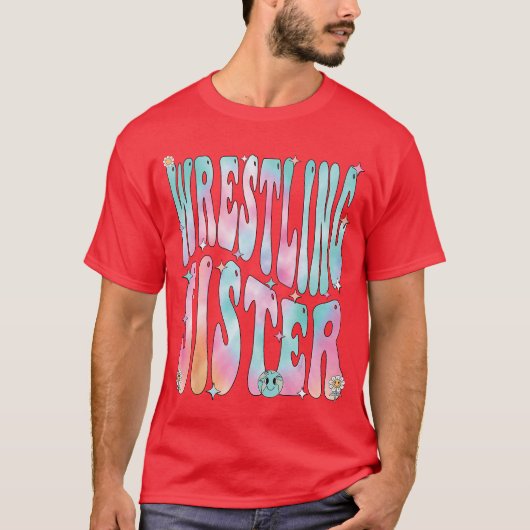 Ringkampfs Schwester Groovy Ringkampfs Schwester F T-Shirt (Vorderseite)