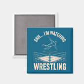 Ringkampfsport beobachten Lustiger Ringkämpfer Act Magnet (Vorderseite/Rückseite)