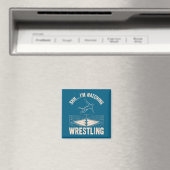 Ringkampfsport beobachten Lustiger Ringkämpfer Act Magnet (In Situ (Geschirrspüler))