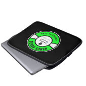Ringkampfverein-Artikel Laptopschutzhülle (Vorne Knopf)