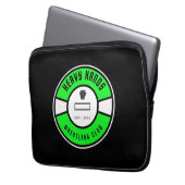 Ringkampfverein-Artikel Laptopschutzhülle (Vorderseite Links)