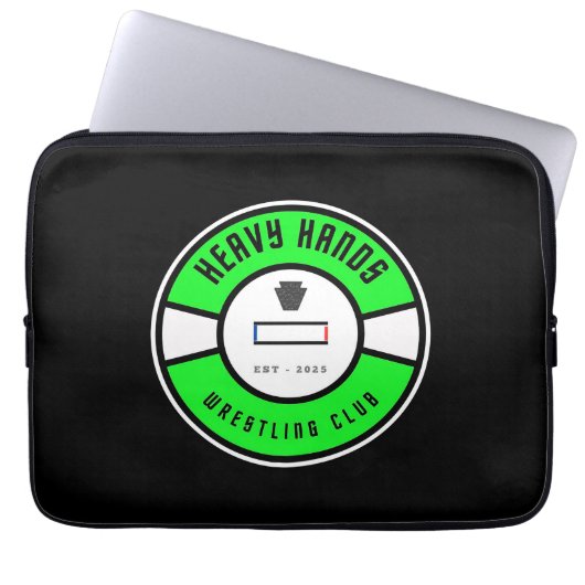 Ringkampfverein-Artikel Laptopschutzhülle (Vorderseite)