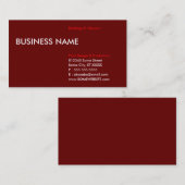 Ringkante Visitenkarte (Vorne/Hinten)