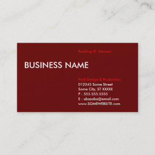 Ringkante Visitenkarte