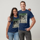Ringkatze mit Motion Meme lustiger Junge Junge T-Shirt (Unisex)