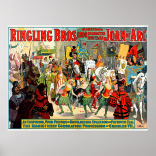 Ringling Bros: Arc-Joan Poster