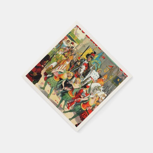 Ringling Bros: Arc-Joan Serviette (Ecke)