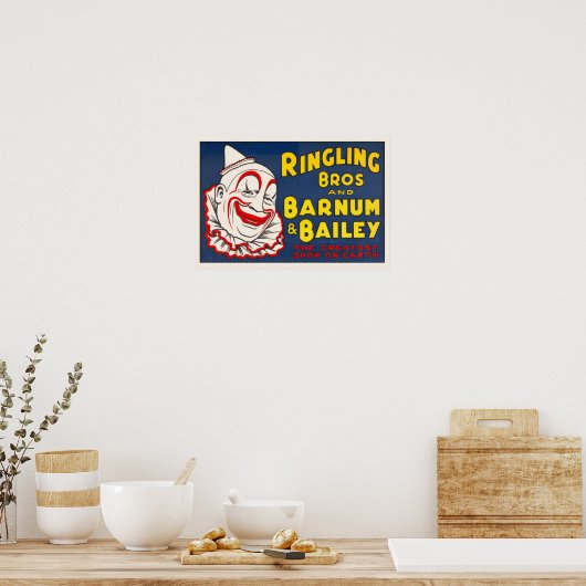 Ringling Bros Circus Clown Poster (Küche)