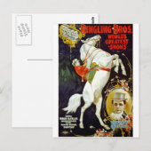 Ringling Bros. Die größten Shows der Welt Postkarte (Vorne/Hinten)