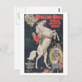 Ringling Bros. / Frau Ada Castello Postkarte (Vorne/Hinten)