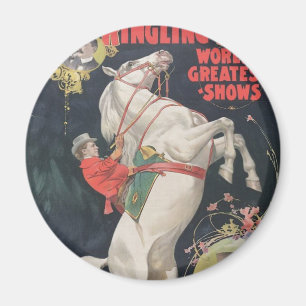 Ringling Bros. /Gnädige Frau Ada Castello Magnet
