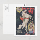 Ringling Bros. / Madame Ada Castello Postkarte (Vorne/Hinten)