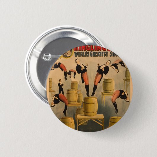 Ringling Bros. / Raschetta Bros. Button (Vorne & Hinten)