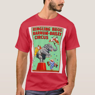 Ringling Bros und Barnum Bailey Zirkus Vintage Pos T-Shirt