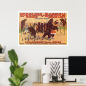 Ringling Bros. Wunderbärenwerbung in den 1920er Ja Poster (Heimbüro)