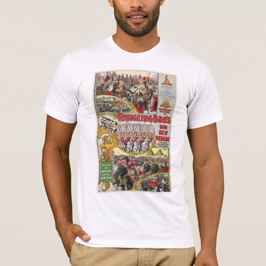 Ringling Bros Zirkus - circa 1899 T-Shirt (Vorderseite)