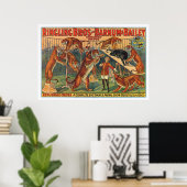 Ringling Brothers Barnum and Bailey Tigers Poster (Heimbüro)