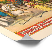 Ringling Brothers Street Karneval & Big New Parade Poster (Ecke)