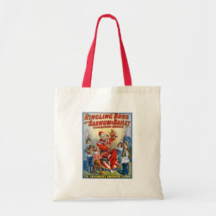 Ringling Brüder u. Barnum u. Vintager Clown Tragetasche