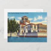 Ringling Mansion, Sarasota, Florida Postkarte (Vorne/Hinten)