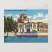 Ringling Mansion, Sarasota, Florida Postkarte (Vorderseite)
